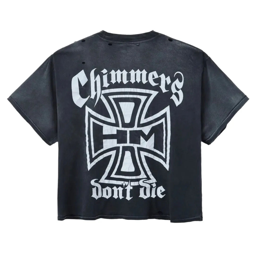 HMDD Chimmers Ghost Vintage Pocket Tee (Black) - Preowned