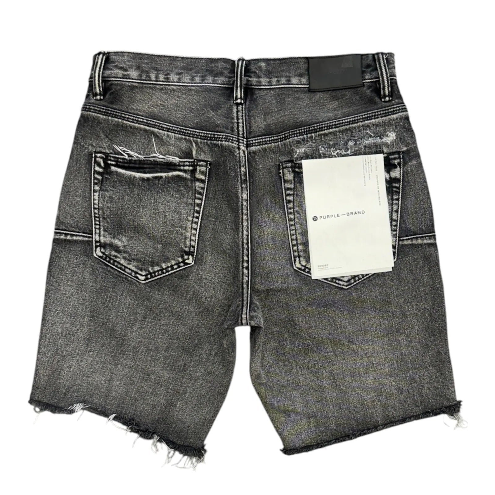 Purple Brand P.020 Shorts (Black Bandana) - Preowned