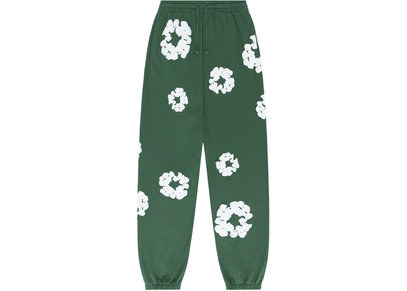Denim Tears The Cotton Wreath Sweatpants Green - Preowned