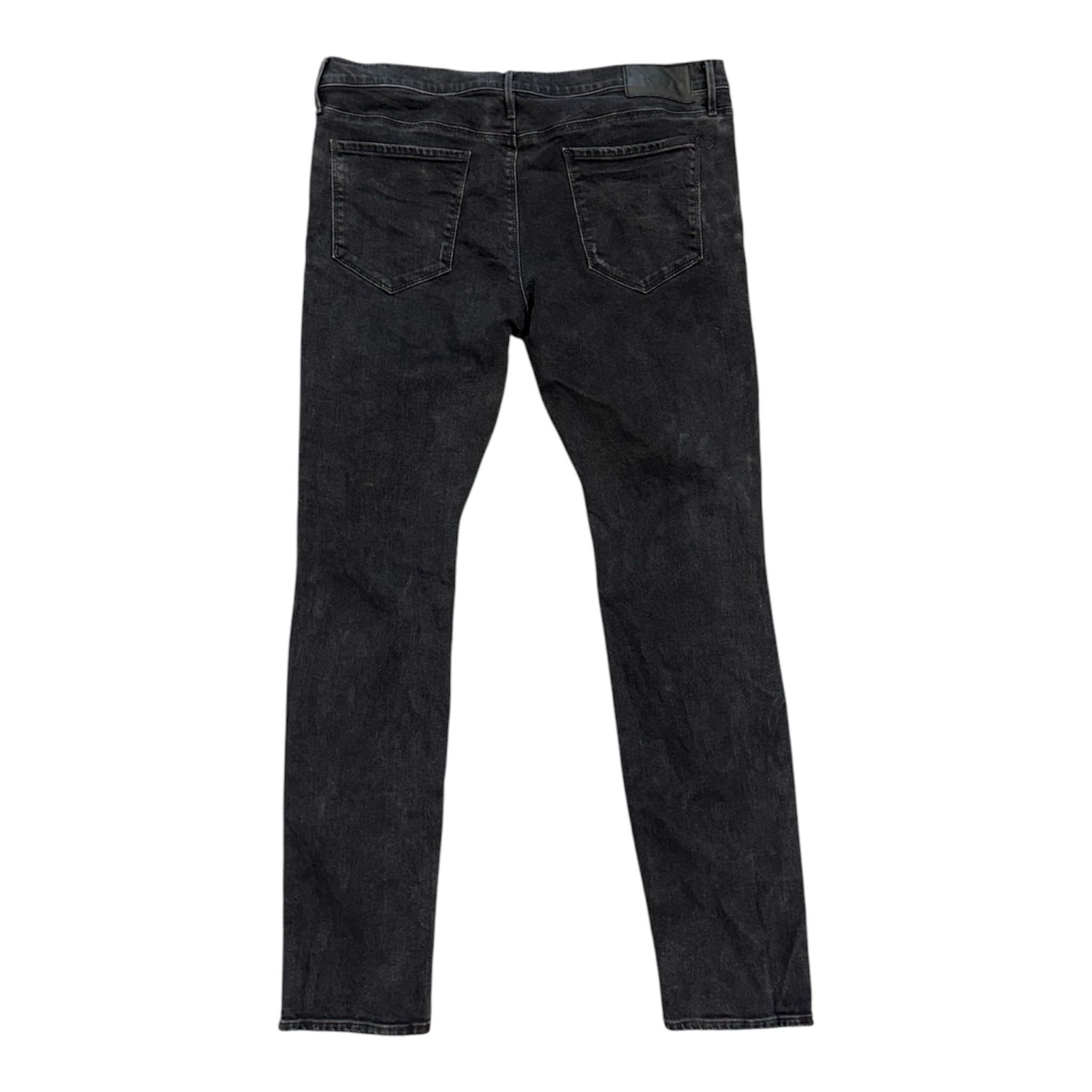 RTA Spell Out Patchwork Denim (Black) - Preowned