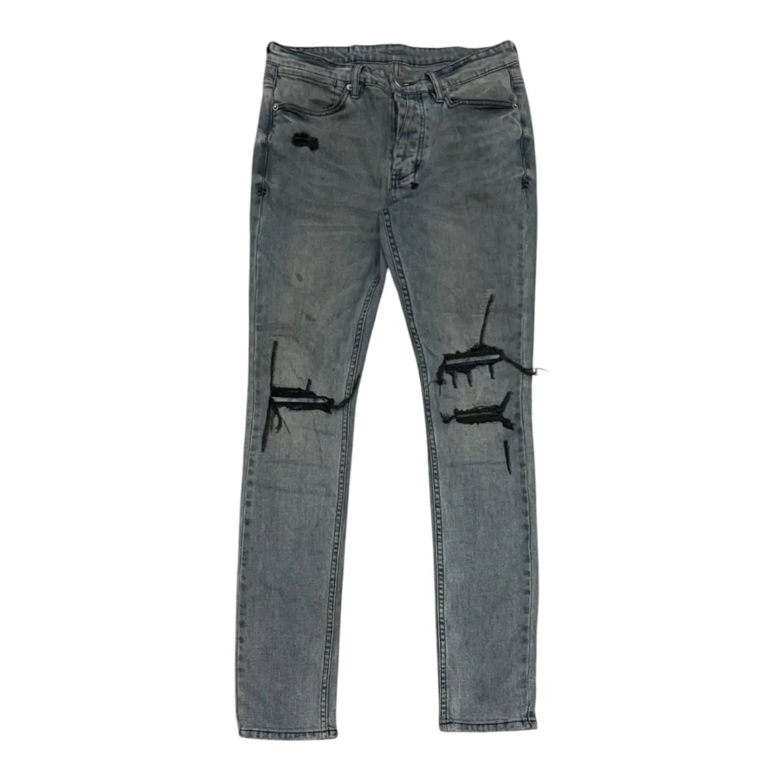Ksubi Jean Van Wrinkle Hypnotize (Grey) - Preowned