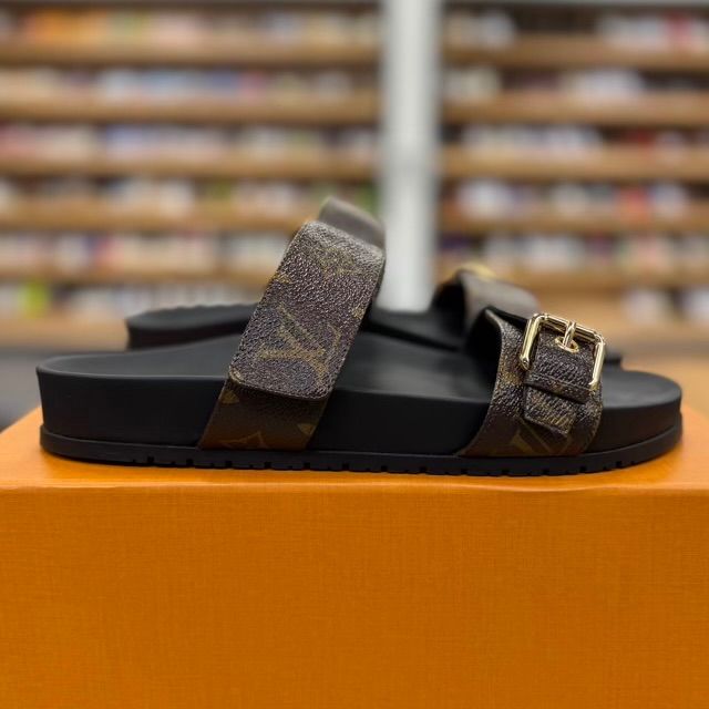 Louis Vuitton Monogram Bom Dia Mule Sandals - Preowned