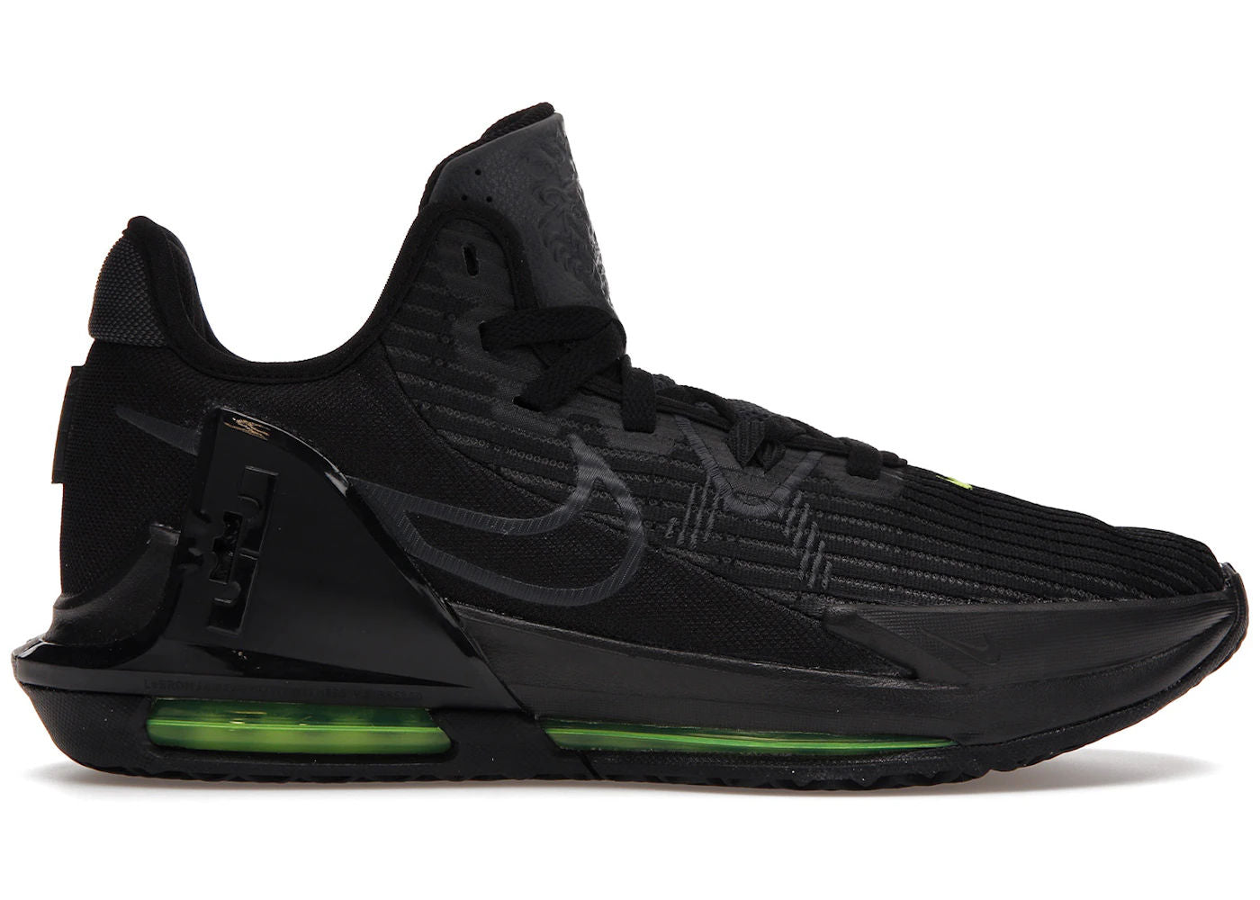 Nike LeBron Witness 6 Black Fluorescent Yellow - Preowned