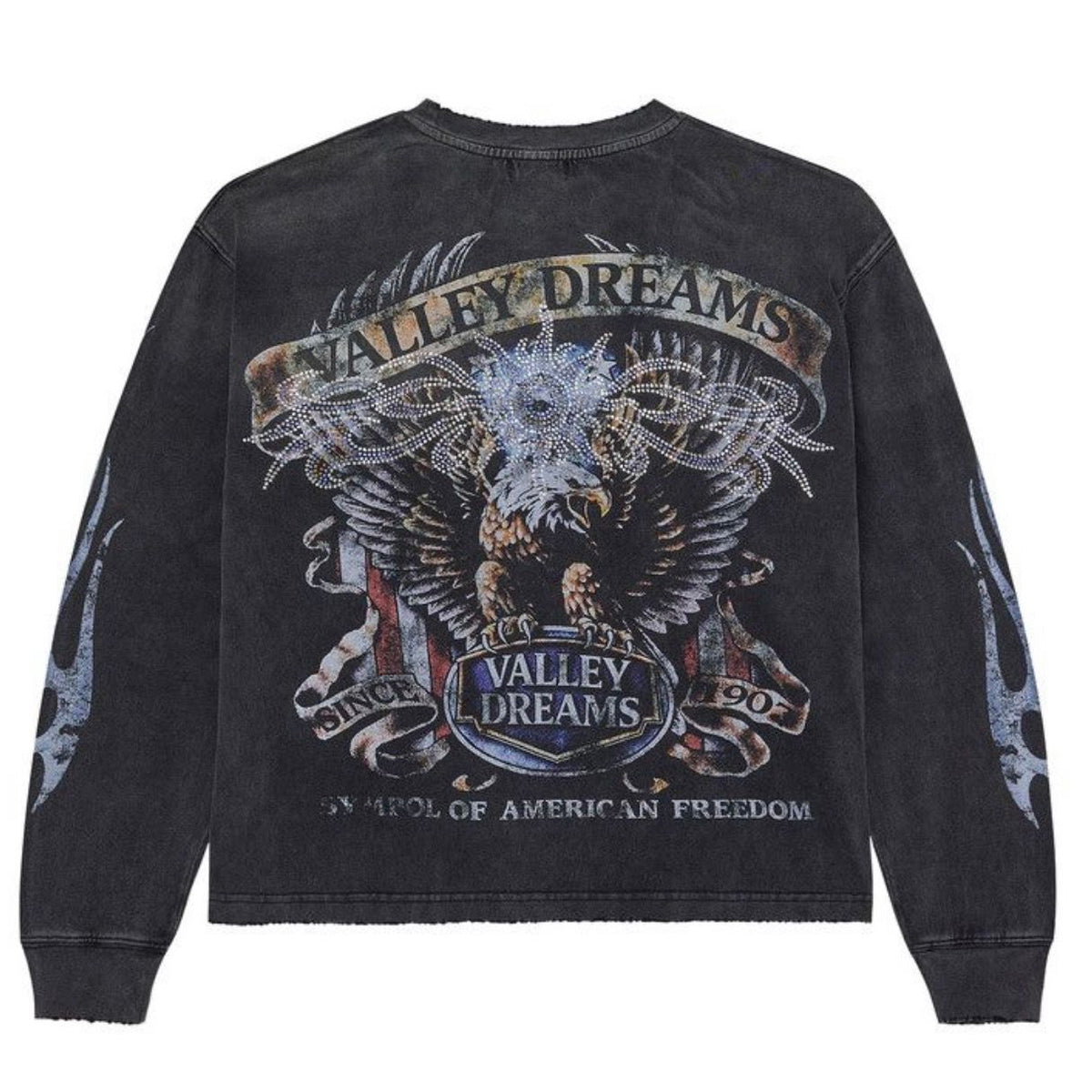 Vale Forever Valley Bling L/S Tee (Black) - Preowned