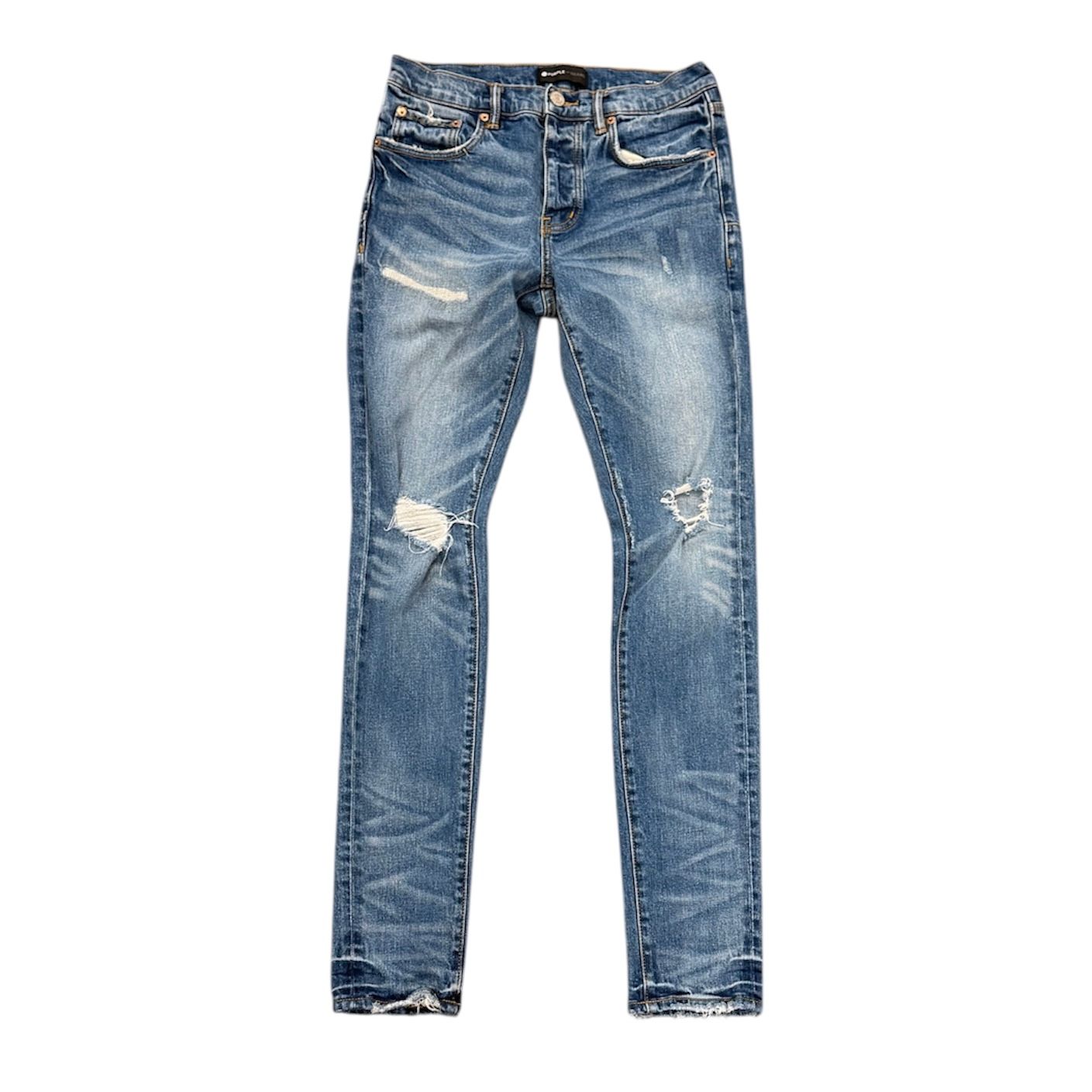 Purple Brand Distressed Jean (Blue) - Preowned