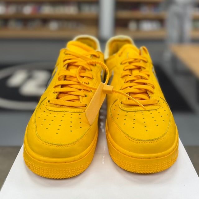 Nike Air Force 1 Low Off-White ICA University Gold - Preowned