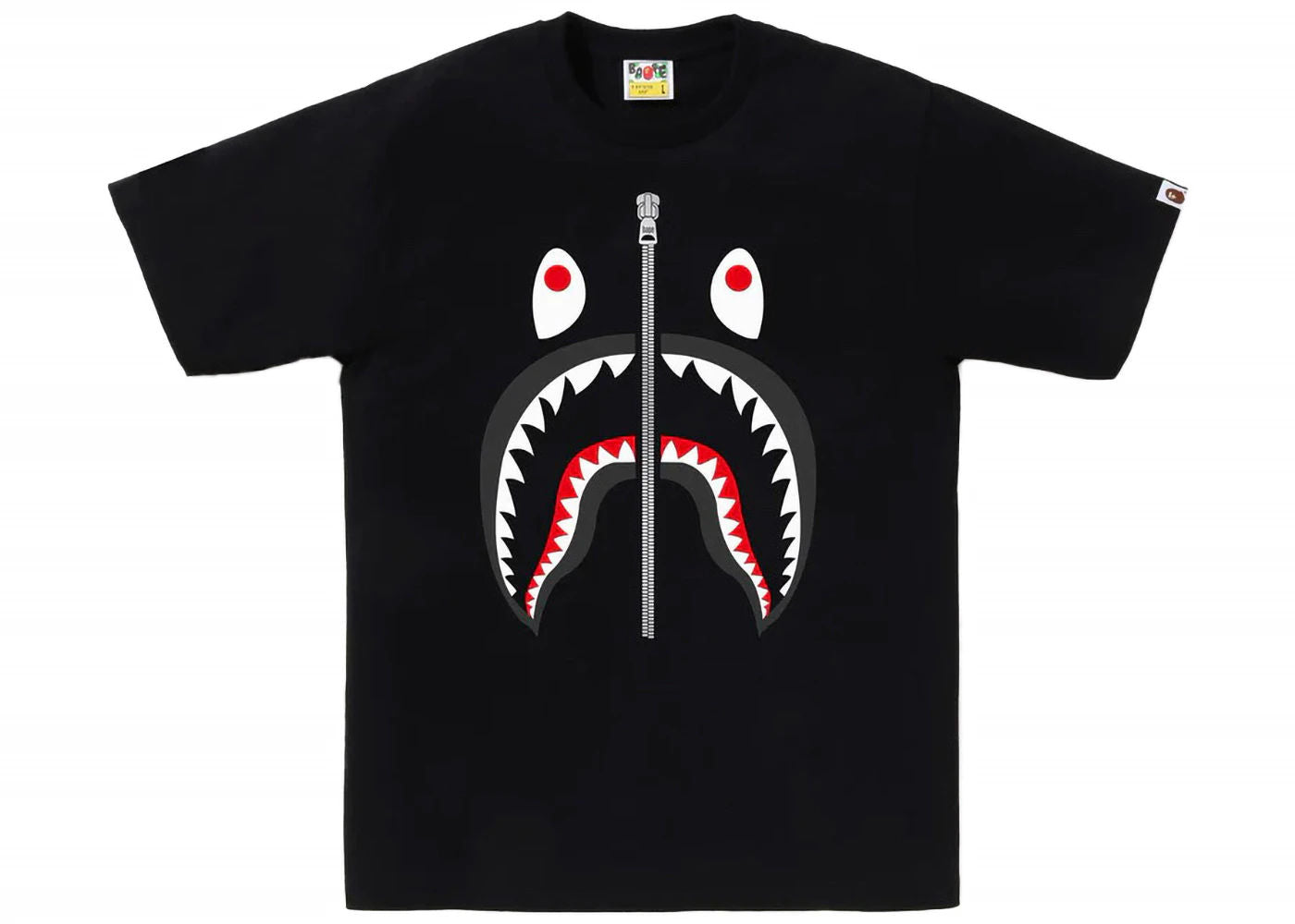 BAPE Shark Tee Black - Preowned