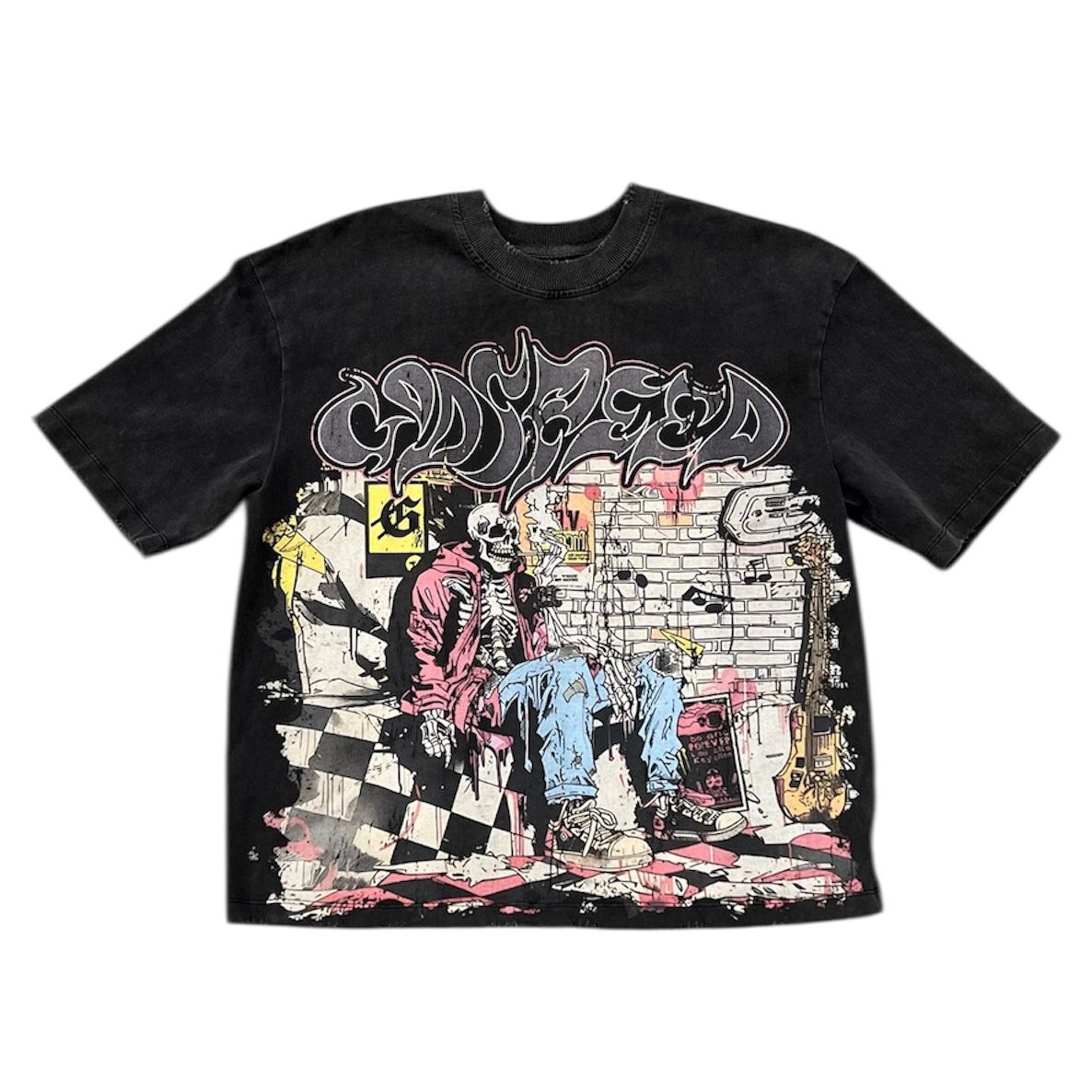 Godspeed Stoner Tee (Grey Wash) - Preowned