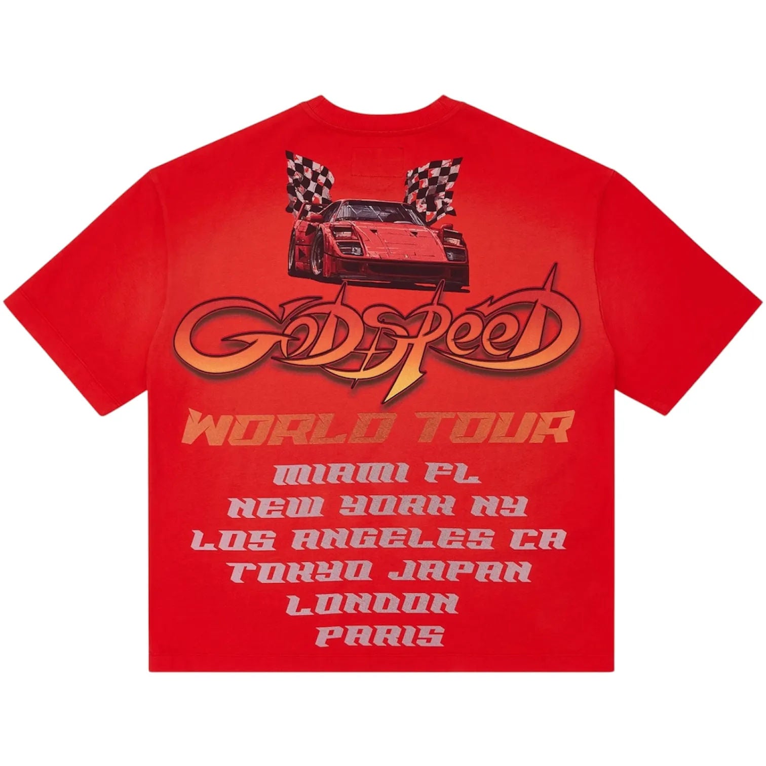 Godspeed South Beach Drive Miami Superrun Tee (Red)
