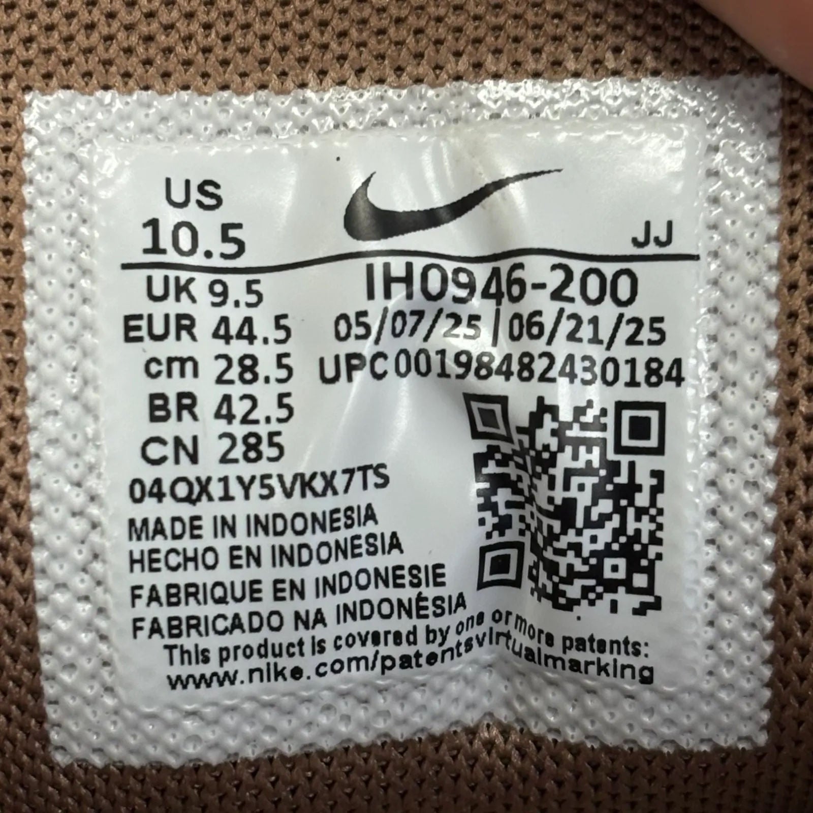 Nike P-6000 Premium Cordura Fauna Brown - Preowned