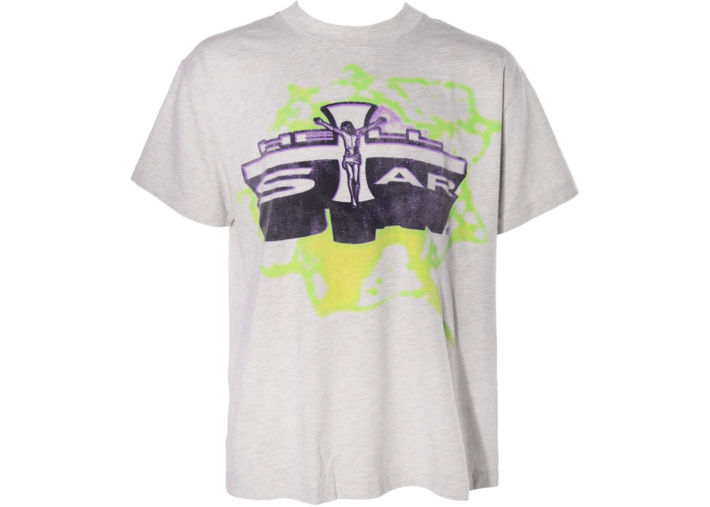 Hellstar Jesus T-Shirt Grey