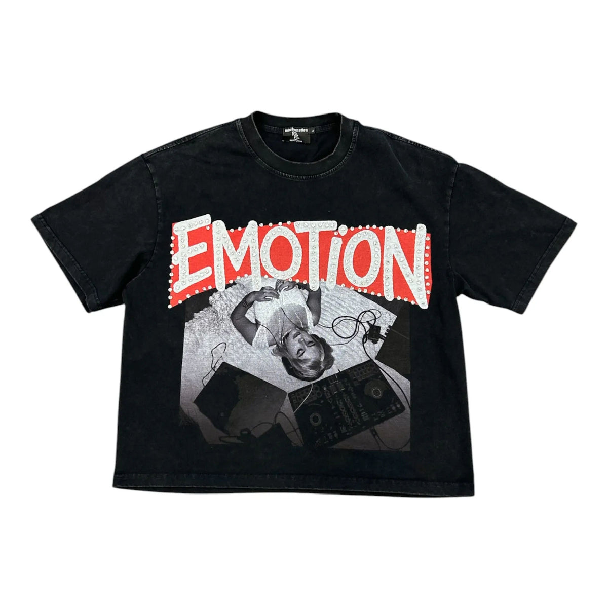 Mixed Emotion Tunes Tee (Black) - Preowned