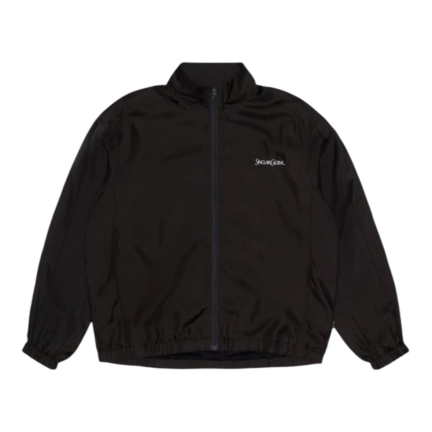 Sinclair Silk Track Jacket (Black)