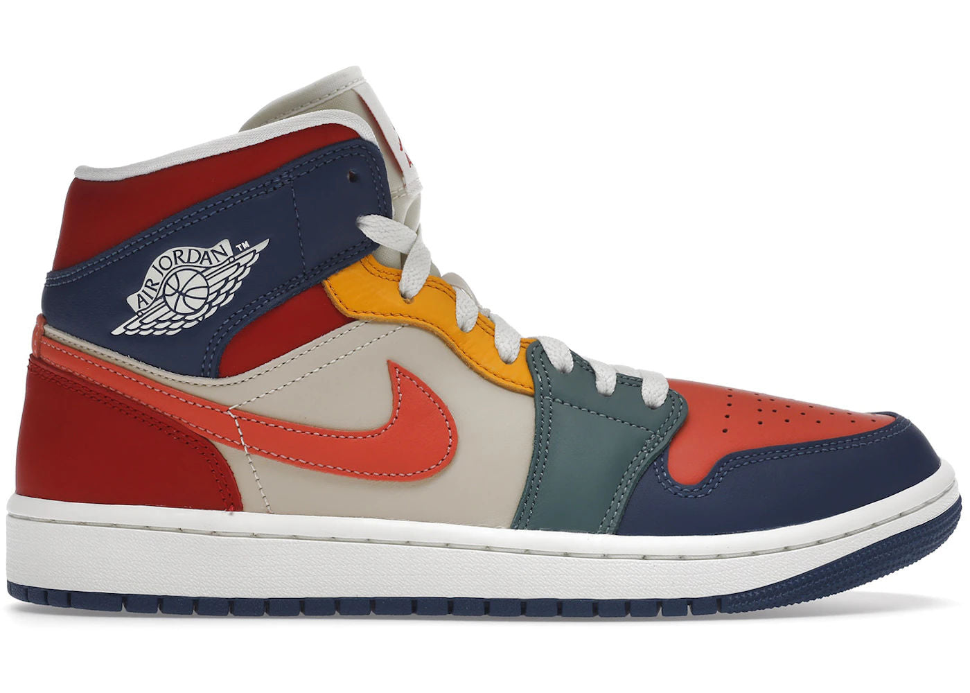 Jordan 1 Mid SE Multi Color (2022) (Women's) - Preowned