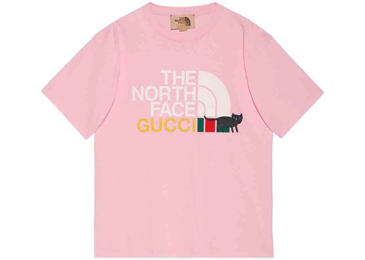 Gucci x The North Face Tee (Light Pink) - Preowned