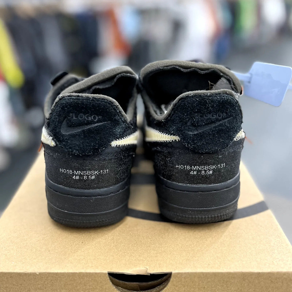 Nike Air Force 1 Low Off-White Black White - Preowned