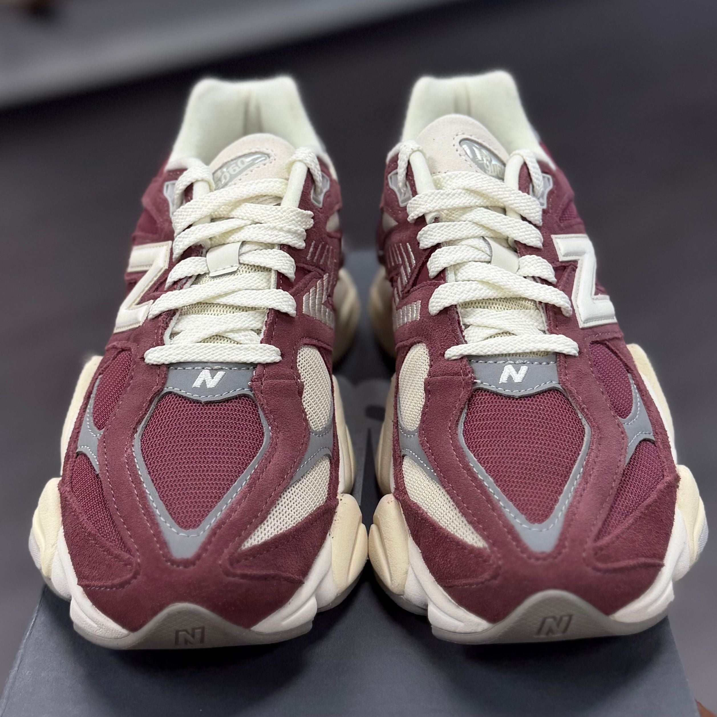 BRAND NEW STEAL - New Balance 9060 Washed Burgundy