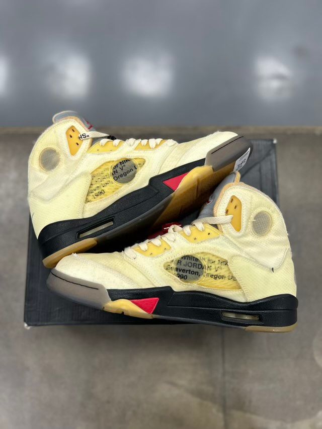 Jordan 5 Retro Off-White Sail - Preowned