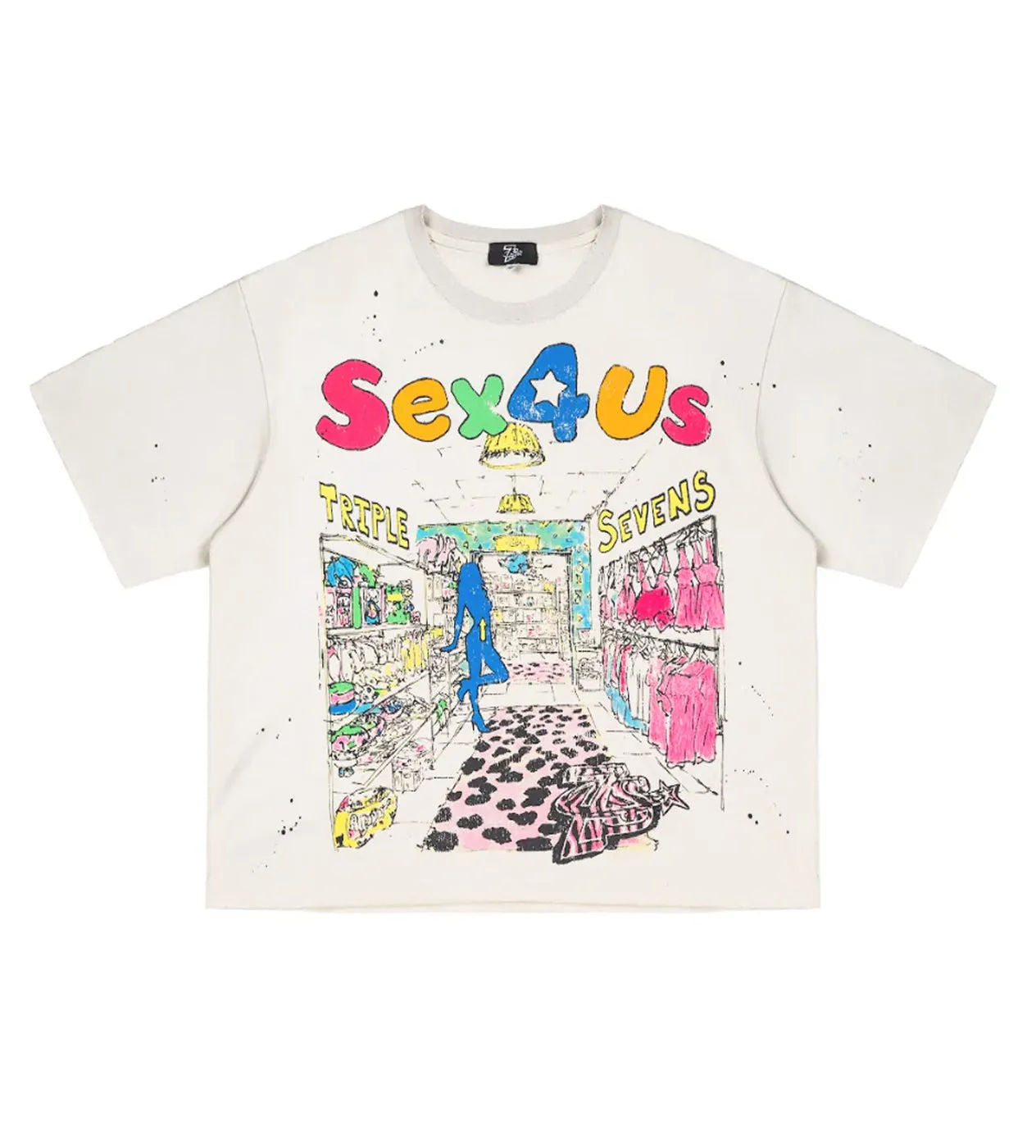 Triple 7's Toys 4 Us Tee (Cream)