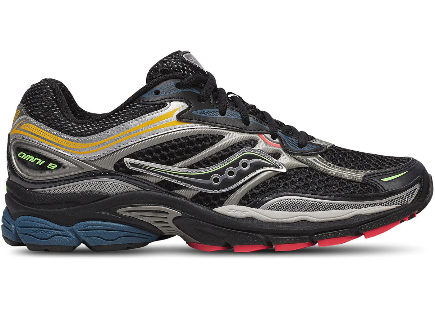 Saucony ProGrid Omni 9 Black Silver Multi - Preowned