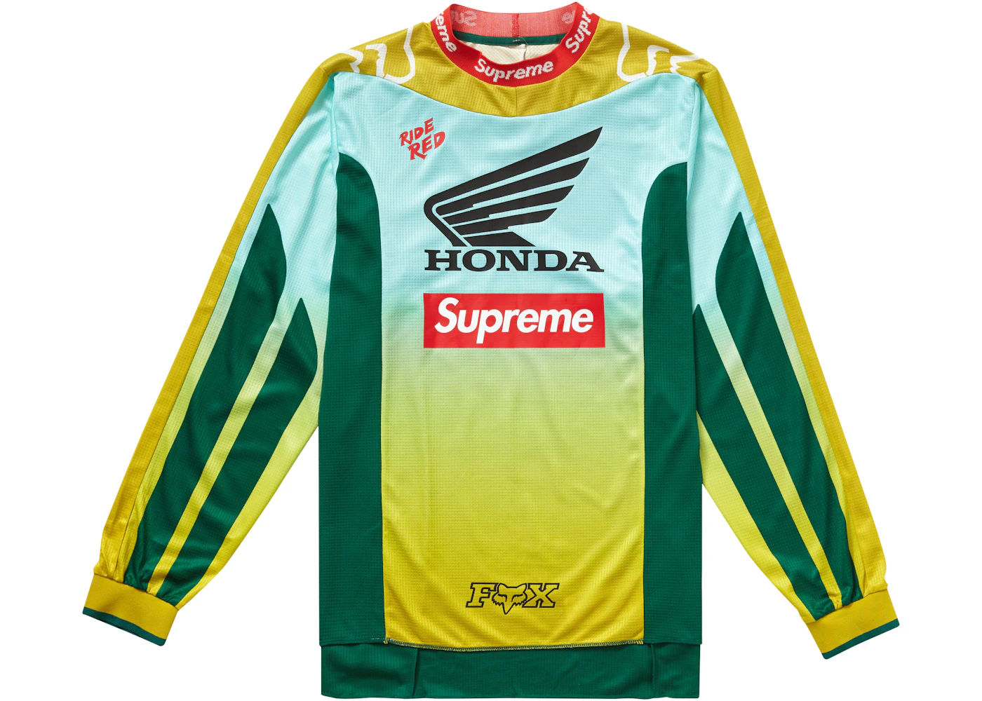 Supreme Honda Fox Racing Moto Jersey Top Moss