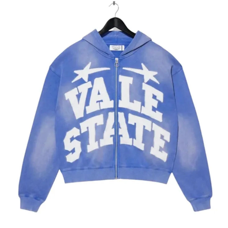 Vale Forever Vale State Zip Up (Blue) - Preowned