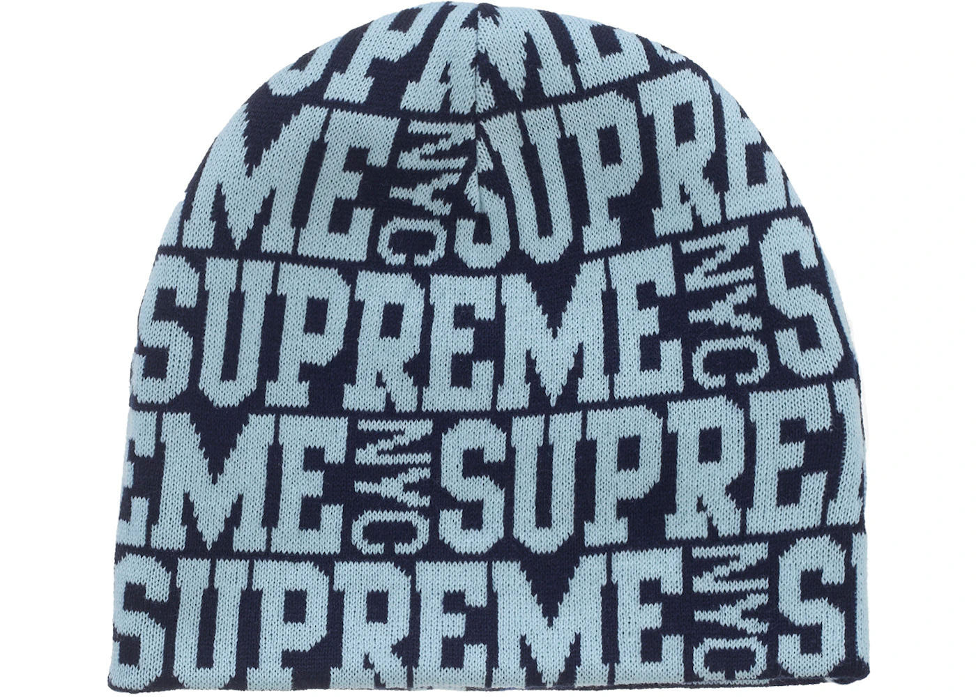 Supreme Reversible Camo Beanie Blue
