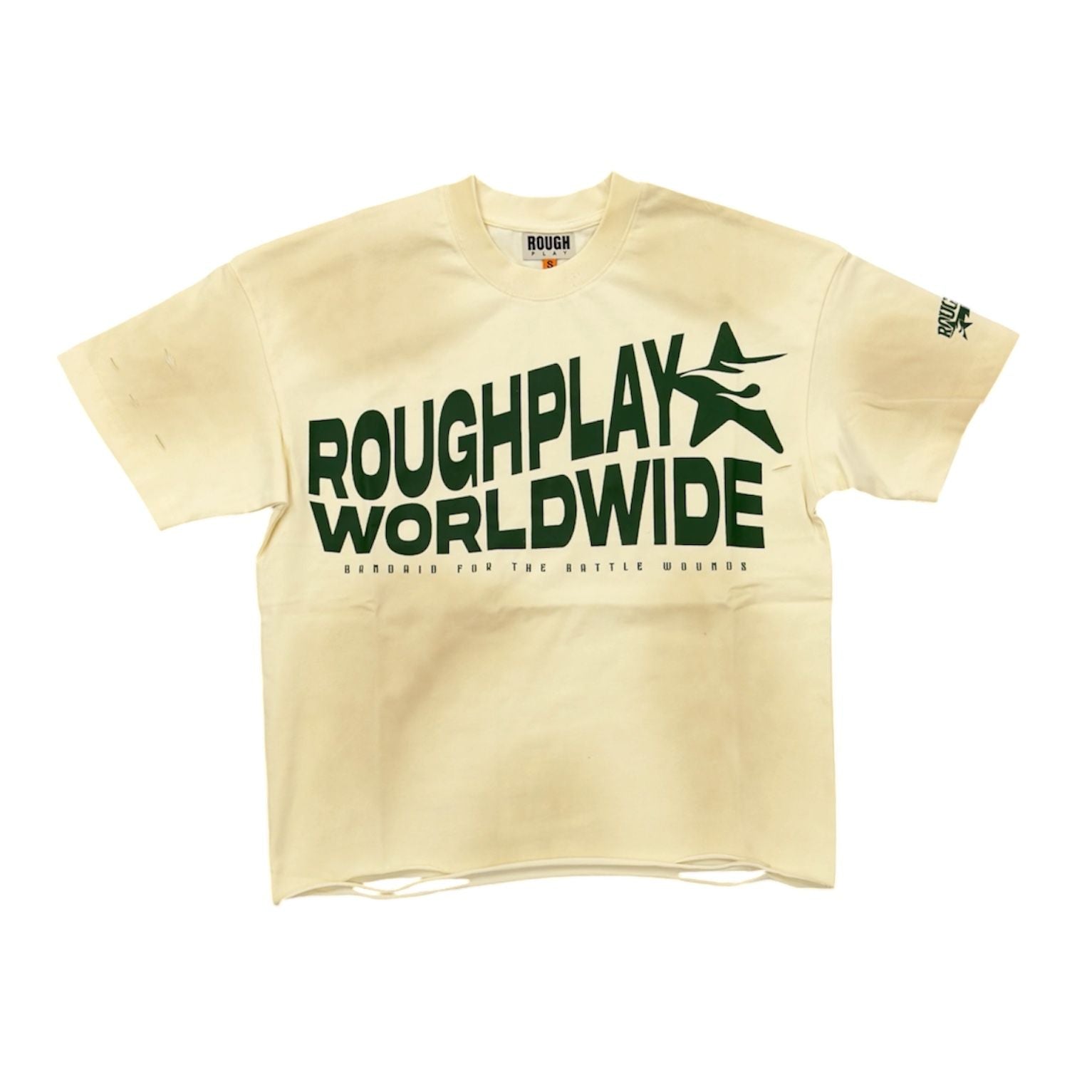 Roughplay Worldwide Tee (Tan/Green)