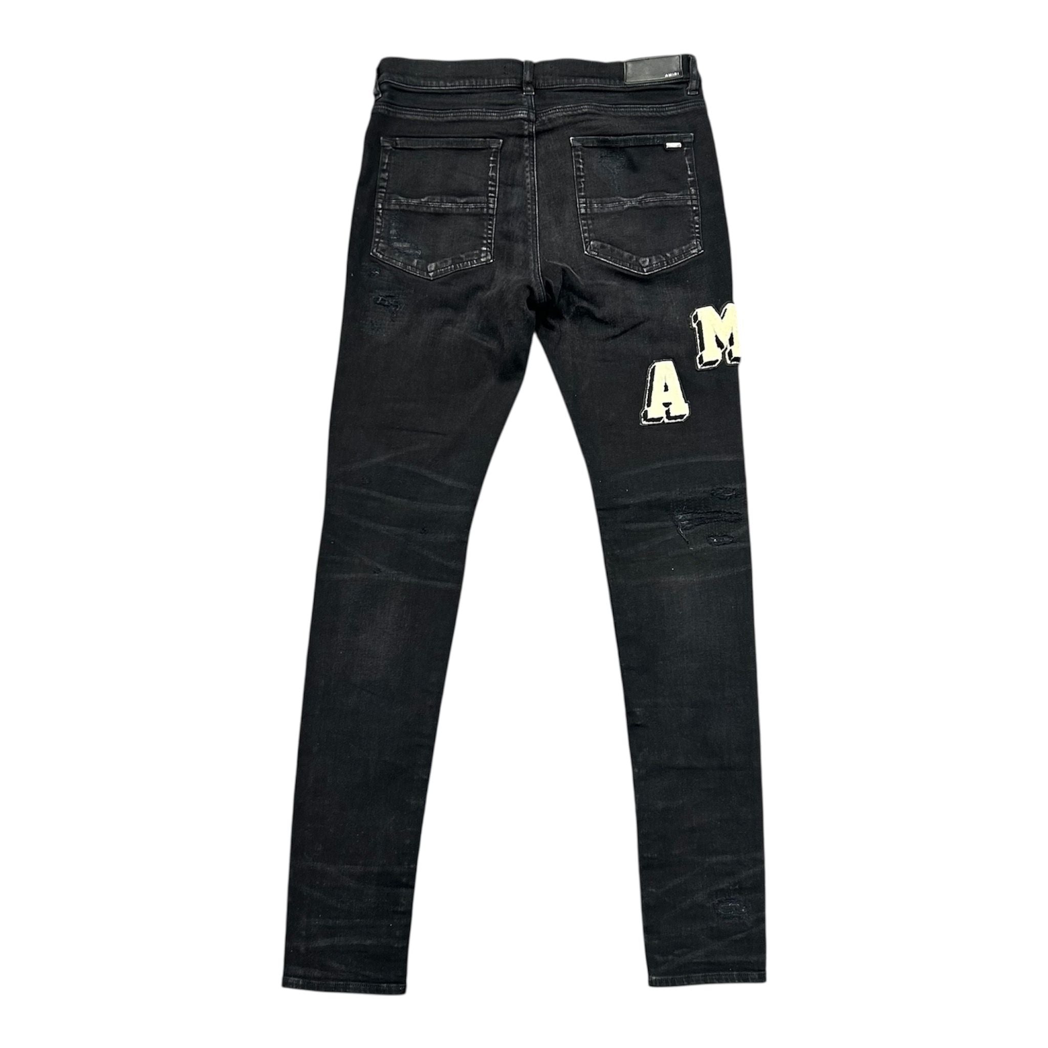 AMIRI Varsity Jean Faded Black - Preowned