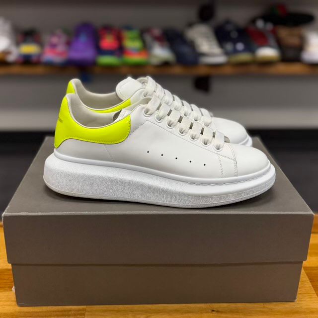 Alexander Mcqueen White/Highlighter Yellow - Preowned