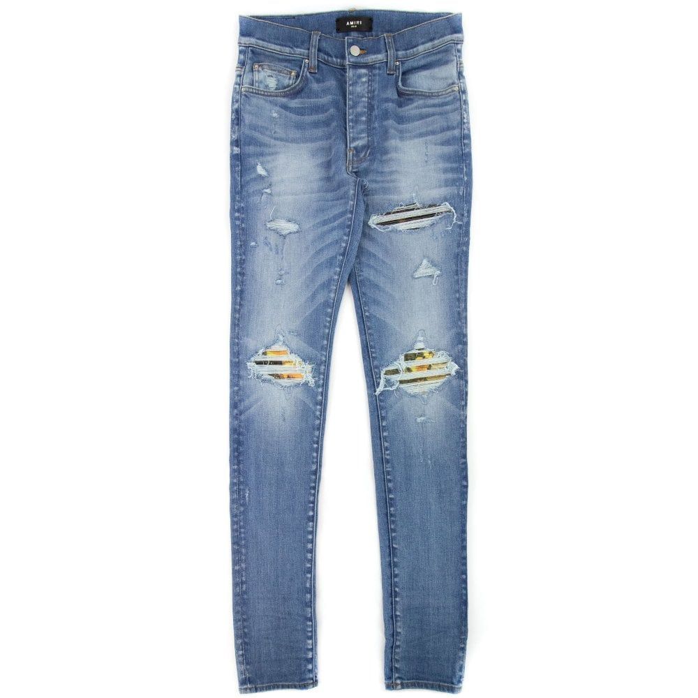 Amiri MX1 Aloha Denim (Indigo) - Preowned