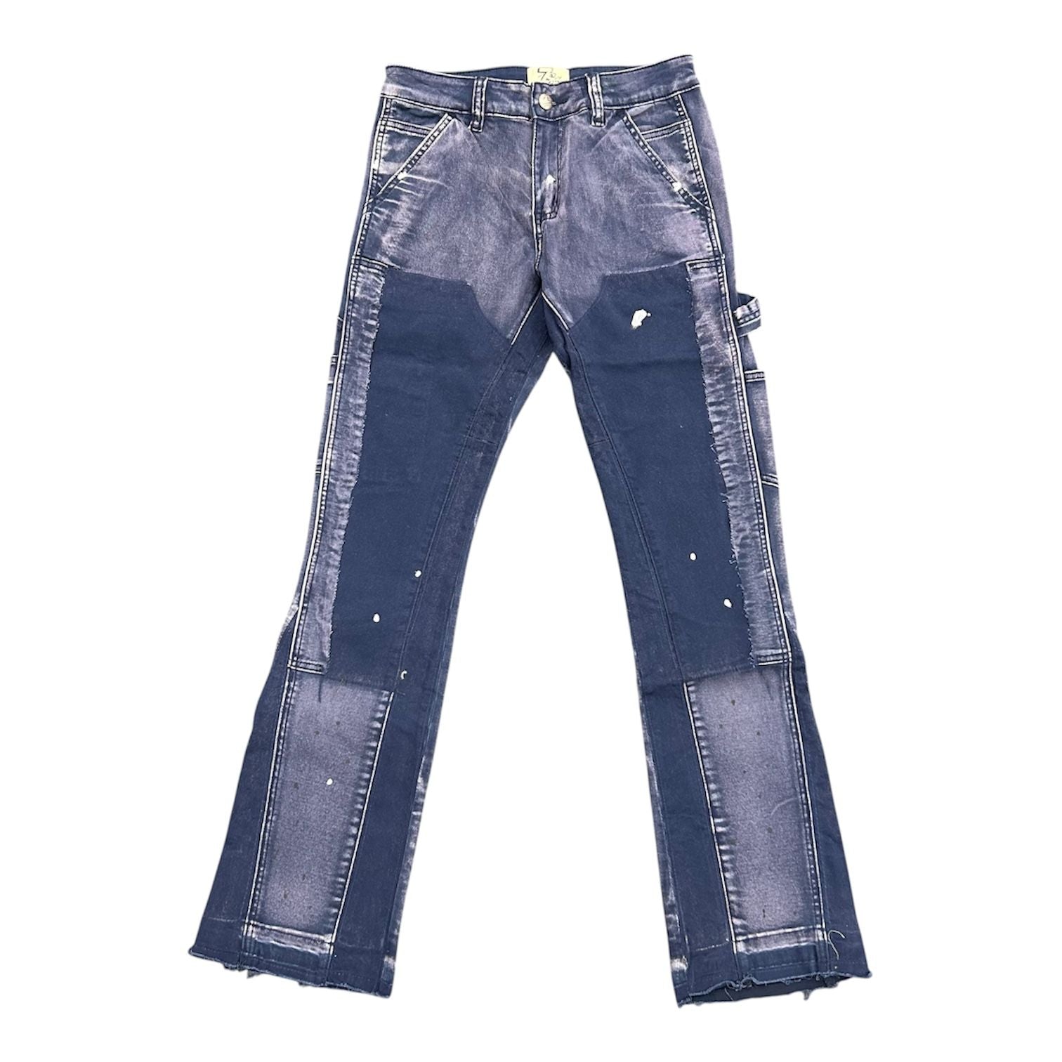 Triple 7's SevenSniper Flare Carpenter Pant (Blue) - Preowned