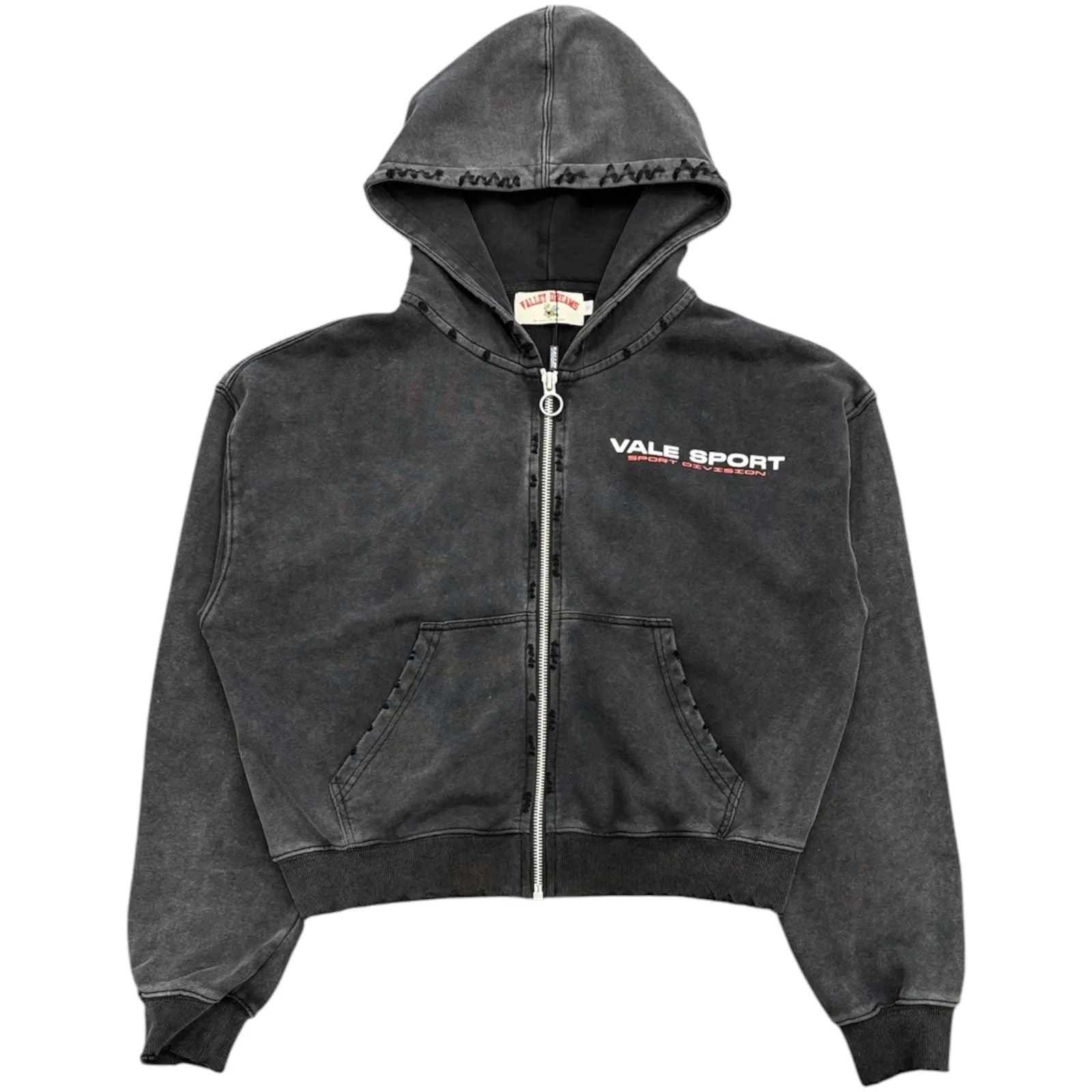 Vale Forever Staple Zip Up Hoodie (Black) - Preowned
