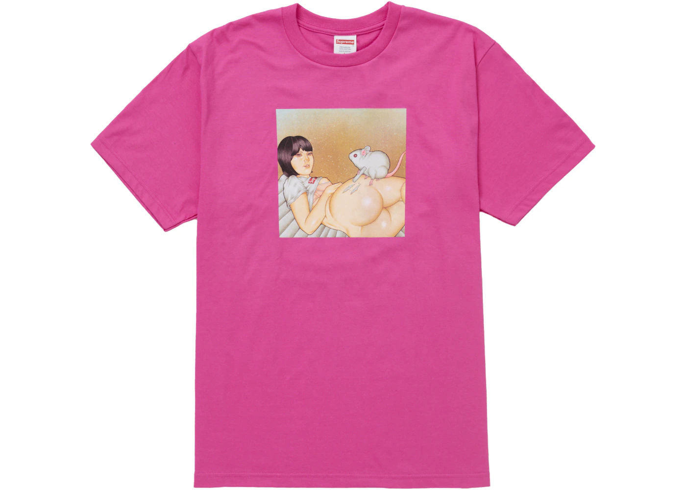Supreme Mouse Tee (SS25) Fuchsia