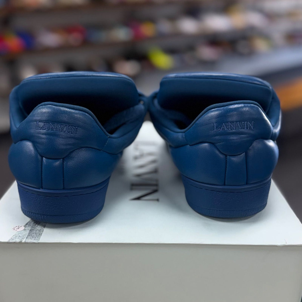 Lanvin Curb XL Sneaker (Bleu) - Preowned