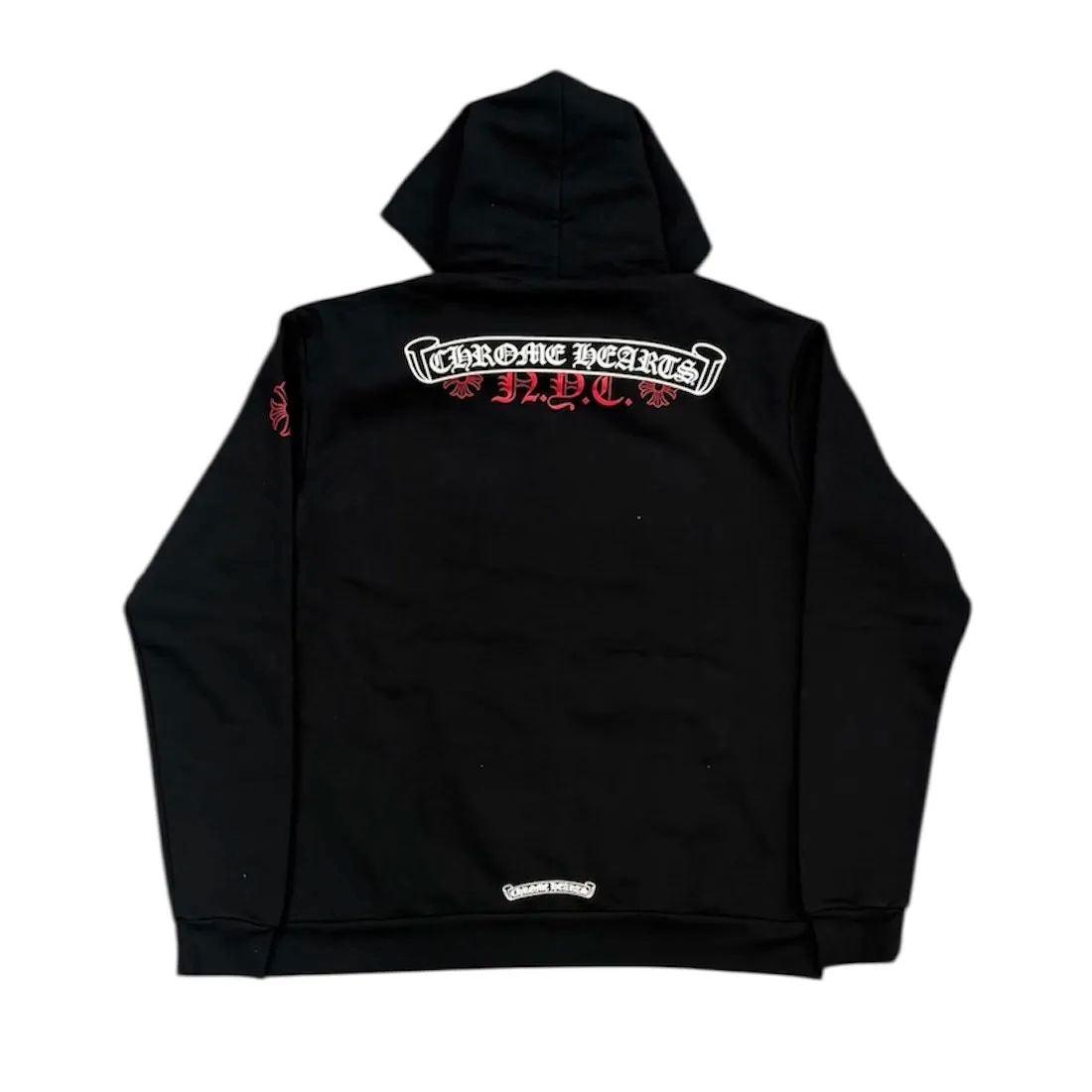 Chrome Hearts Joker Scroll NYC Exclusive Zip Up Hoodie (Black)