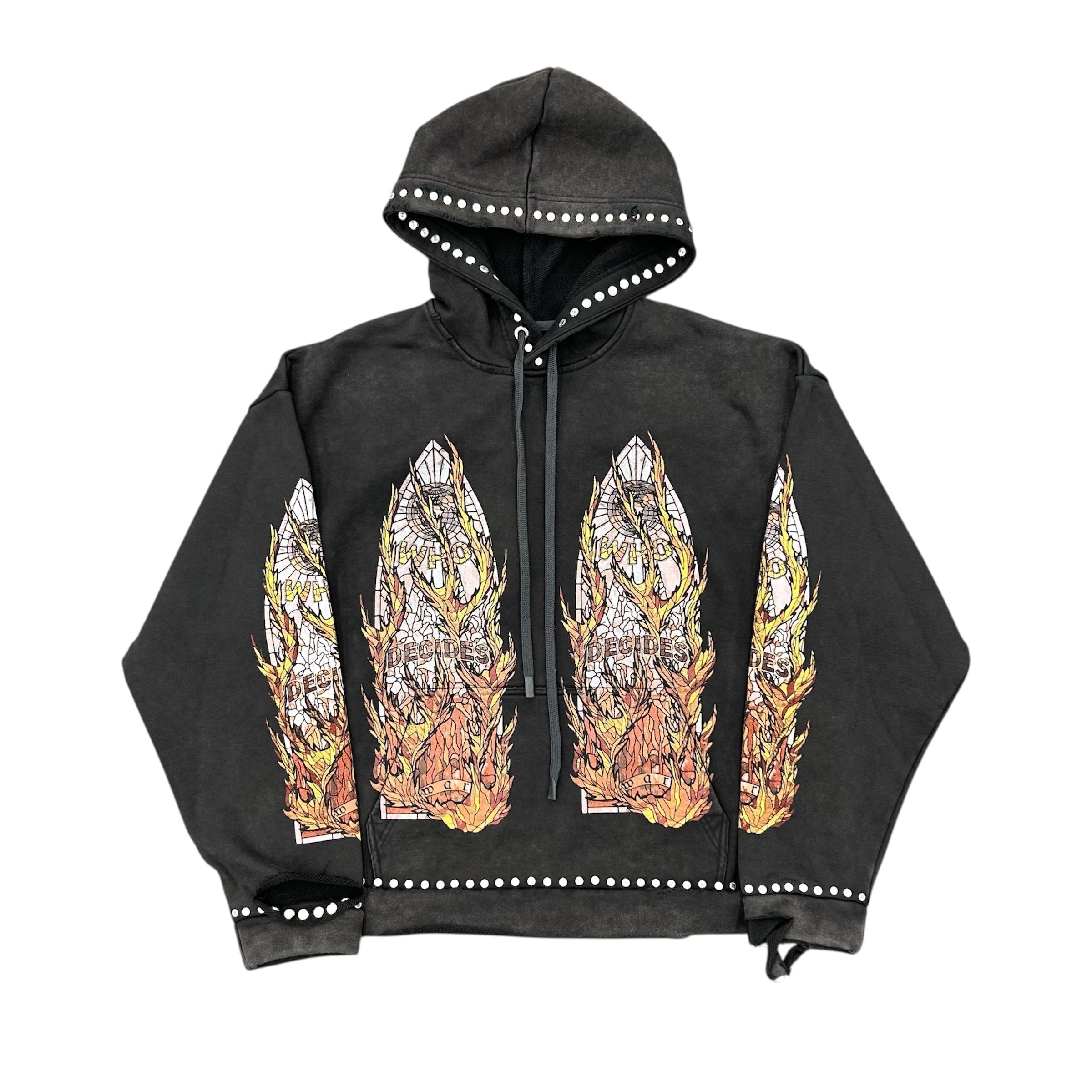 Who Decides War Hardware Hooded Pullover