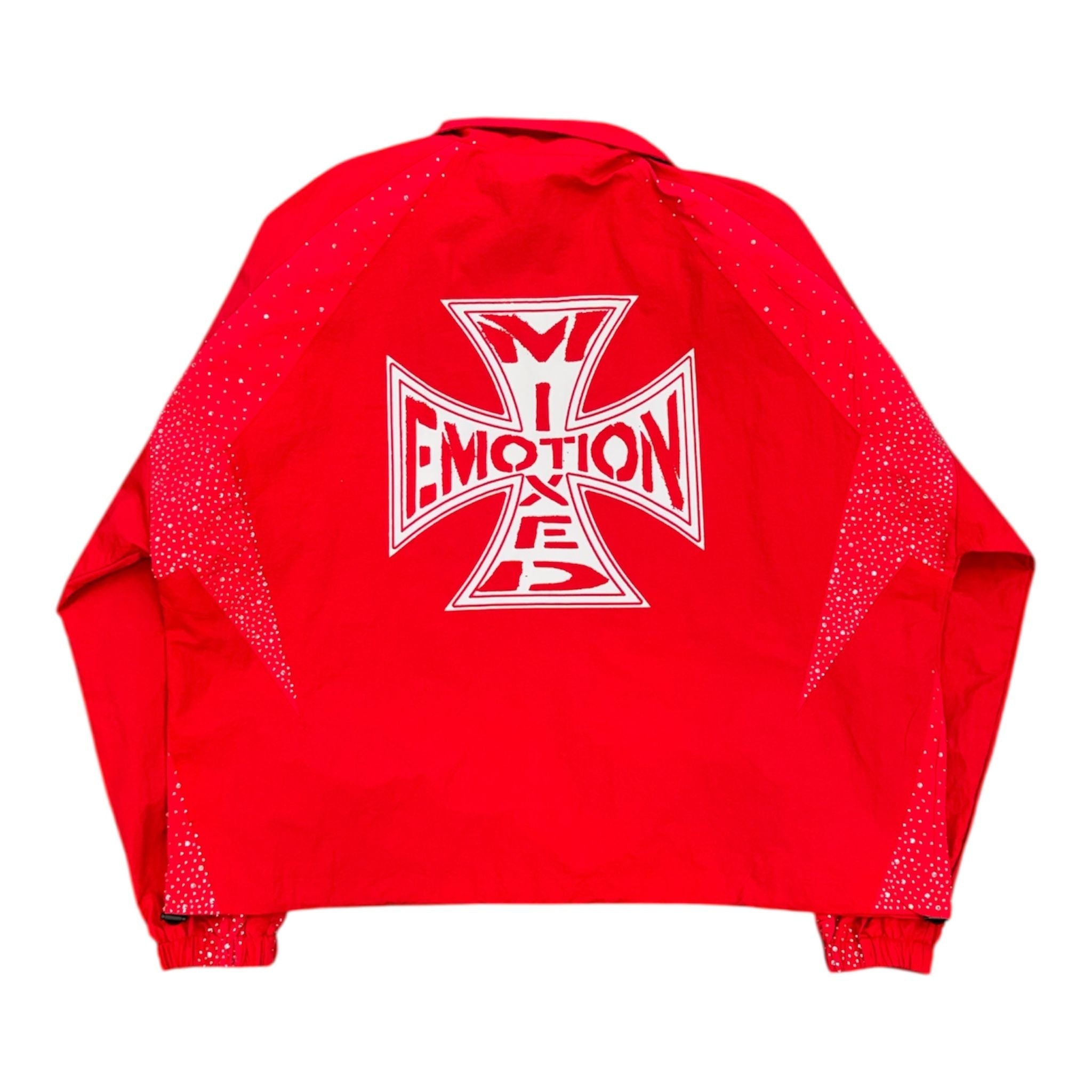 Mixed Emotion Classic Nylon Jacket (Red) - Preowned