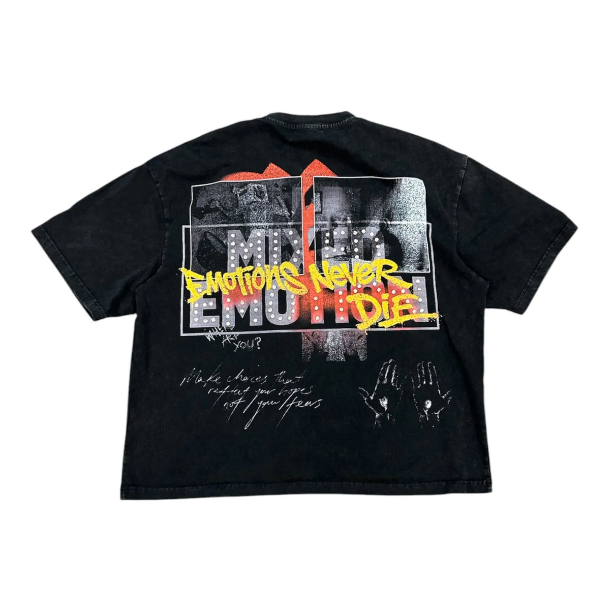 Mixed Emotion Tunes Tee (Black) - Preowned