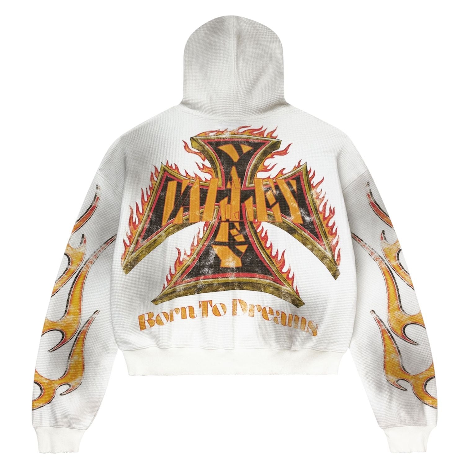 Vale Forever Reborn Waffle Zip Up (White)