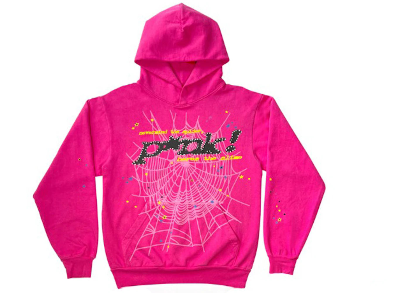 Sp5der P*NK Hoodie Pink - Preowned