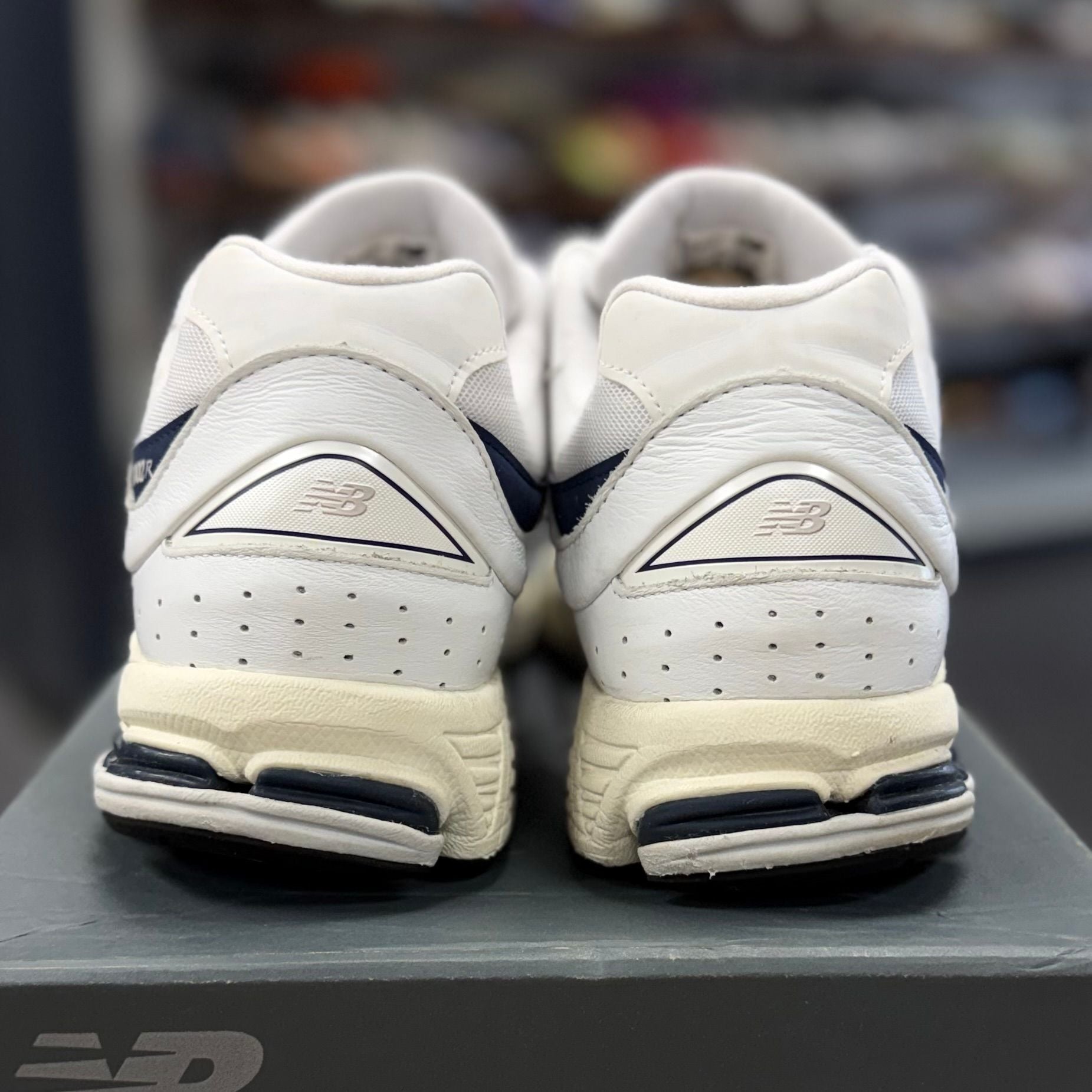 New Balance 2002R White Natural Indigo - Preowned
