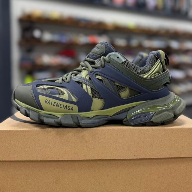 Balenciaga Track Green Navy Yellow - Preowned