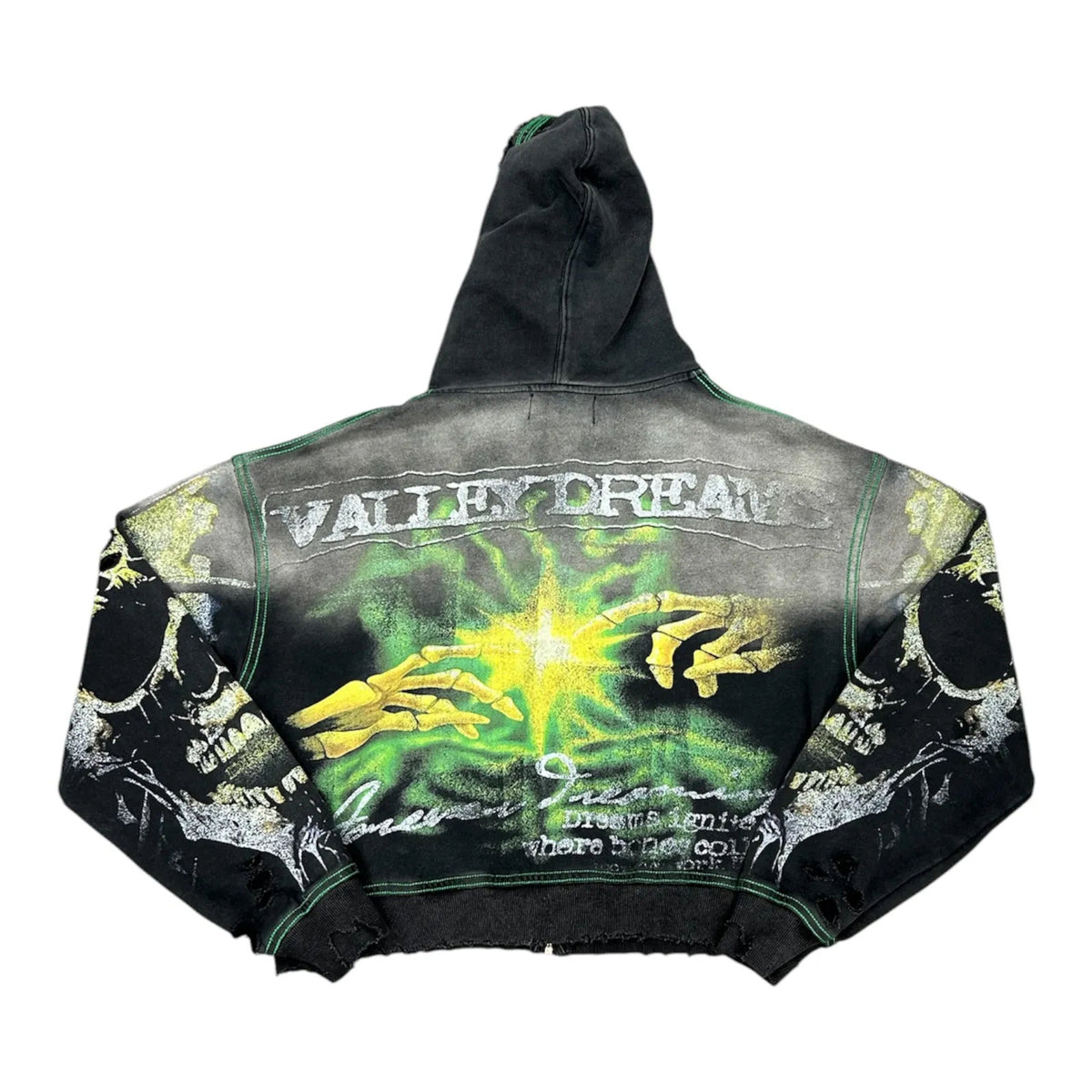 Vale Forever Gravedigger Zip Up (Black) - Preowned