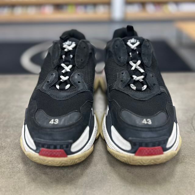Balenciaga x adidas Triple S Red Grey Black - Preowned