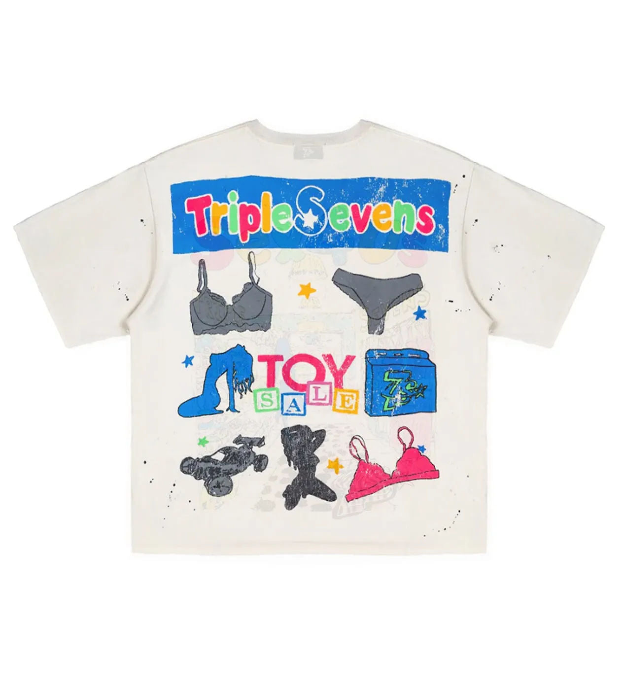 Triple 7's Toys 4 Us Tee (Cream)