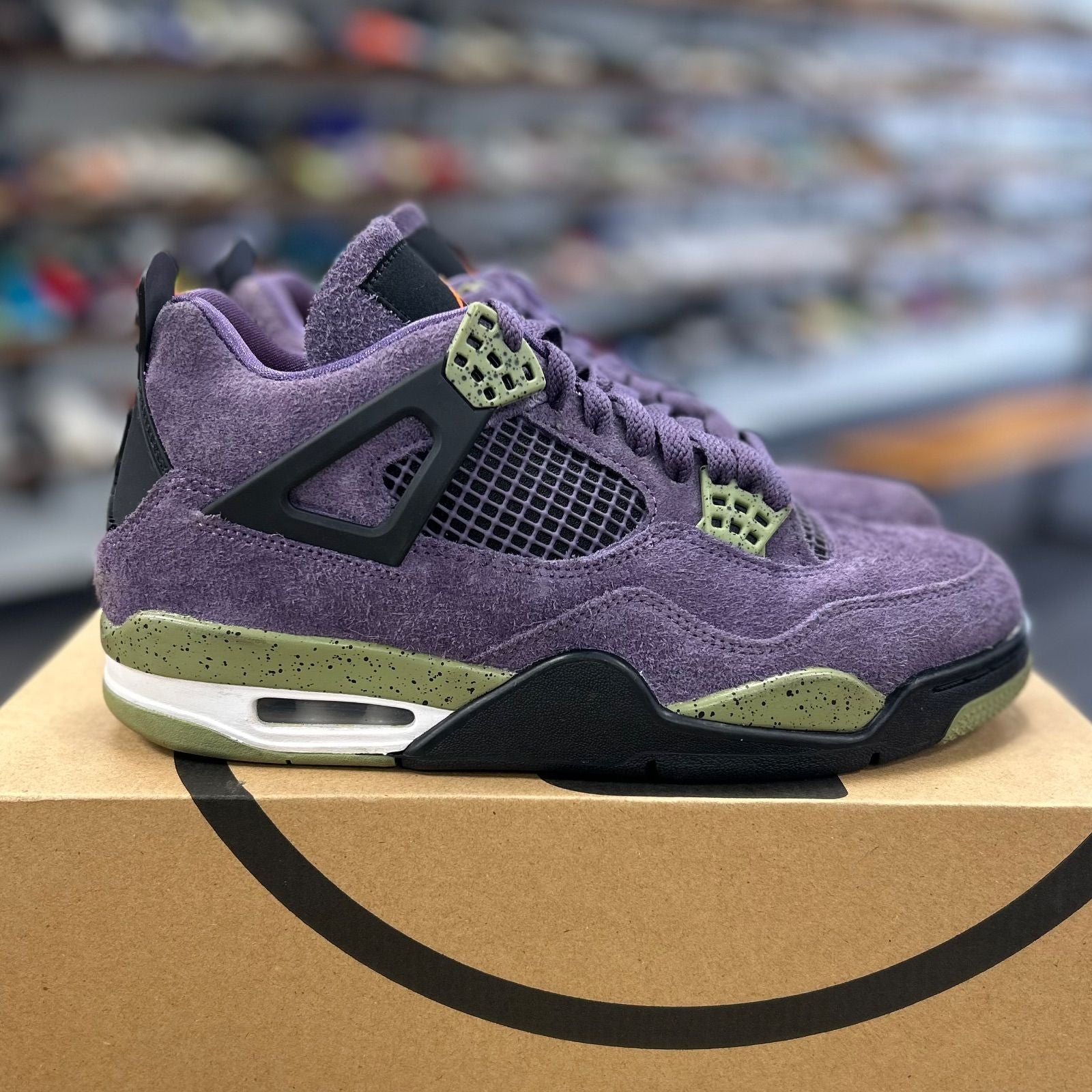 Jordan 4 Retro Canyon Purple (Women's) - Preowned