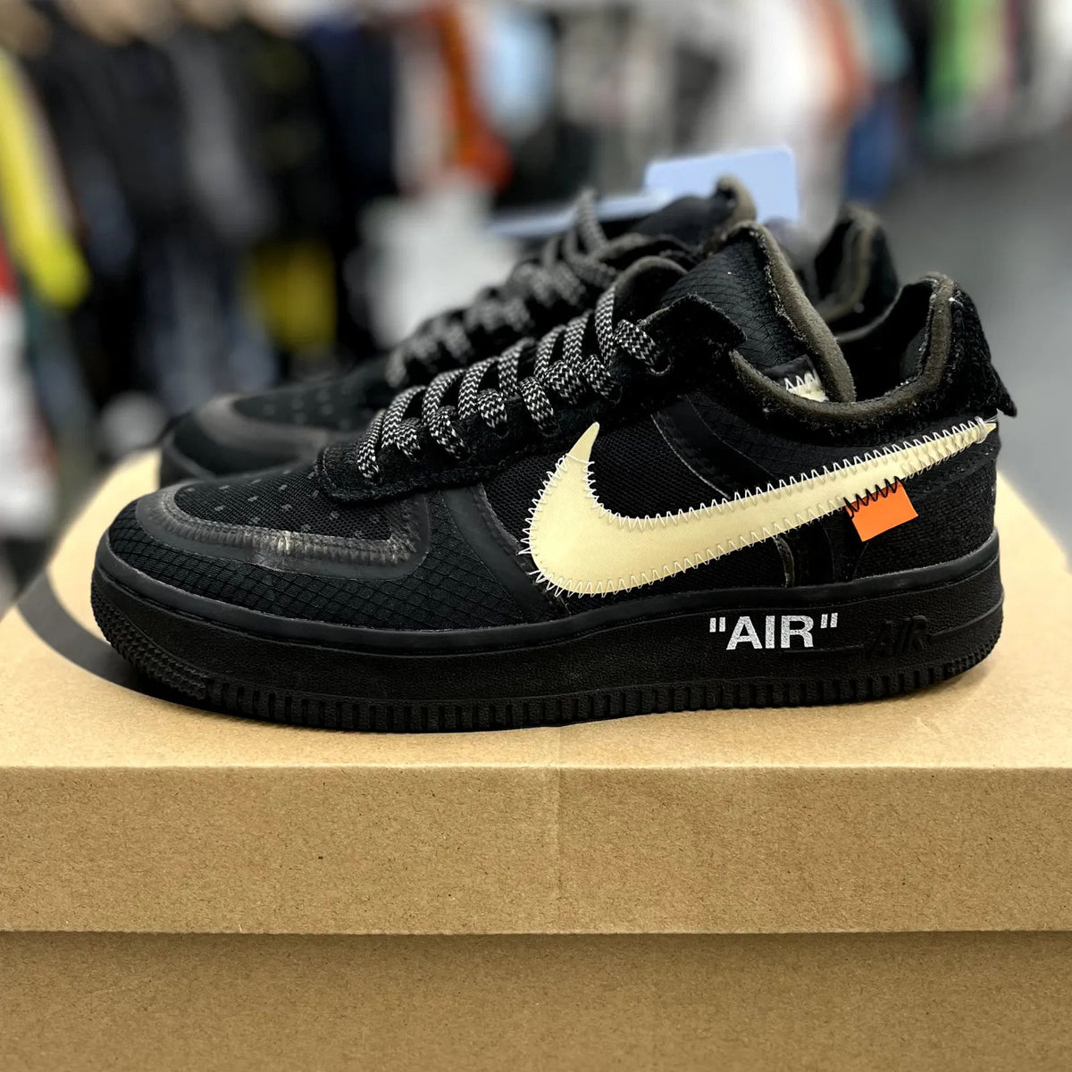 Nike Air Force 1 Low Off-White Black White - Preowned