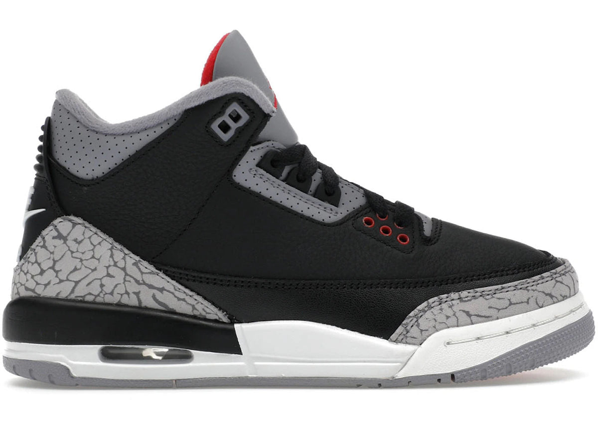 Jordan 3 Retro Black Cement (2024) (GS) - Preowned