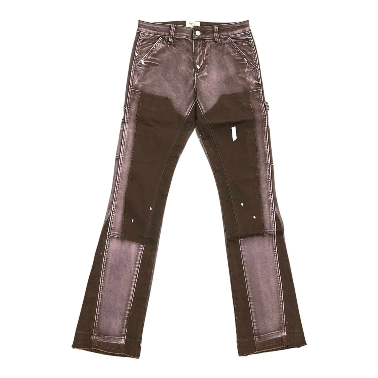Triple 7's SevenSniper Flare Carpenter Pant (Brown)